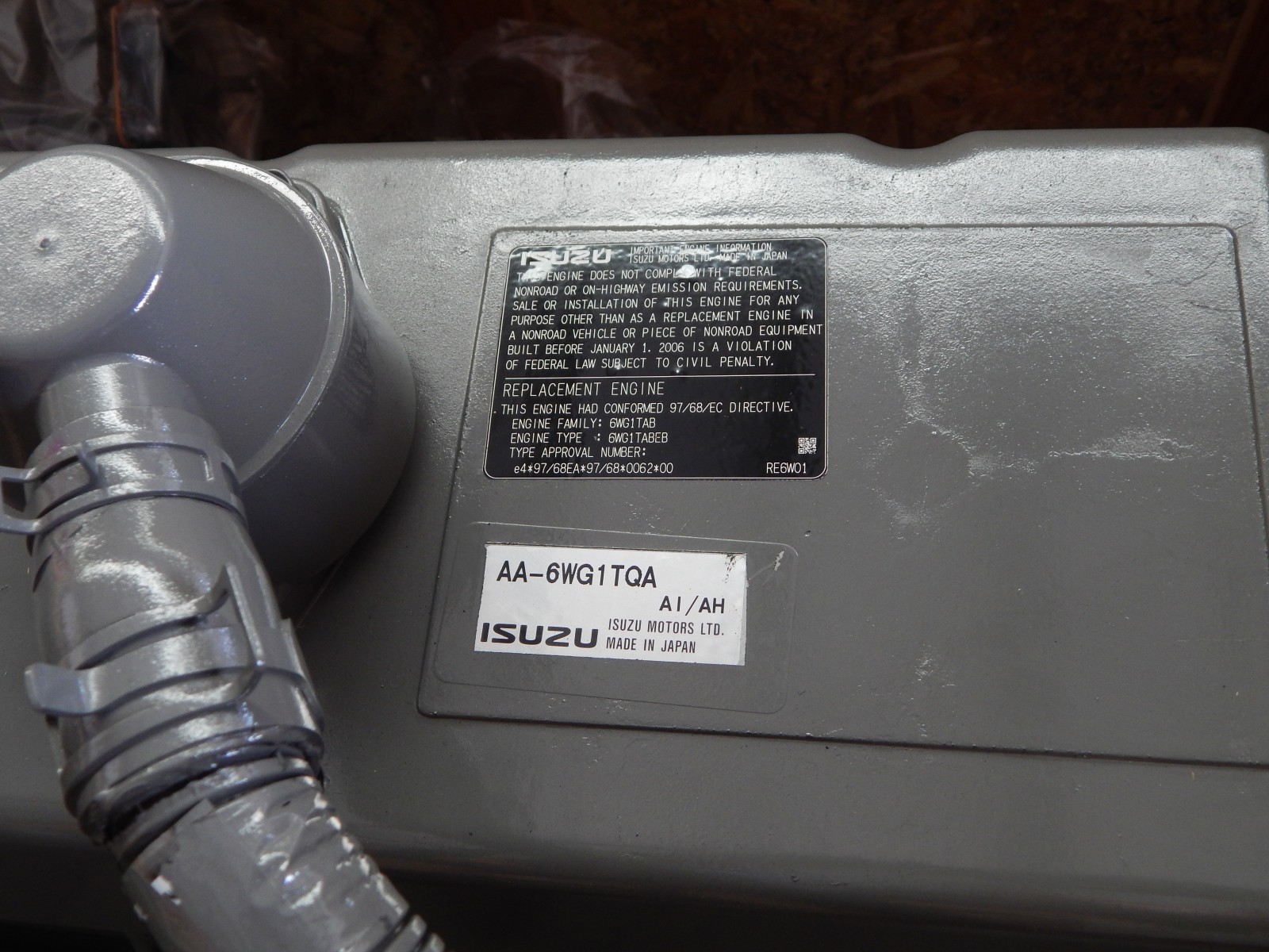 Engine ISUZU 6KH1 ZX350-3