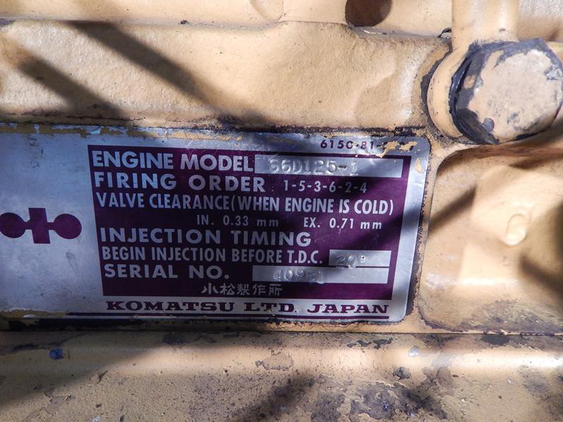 Engine KOMATSU PC450-6 SAA6D125E-1