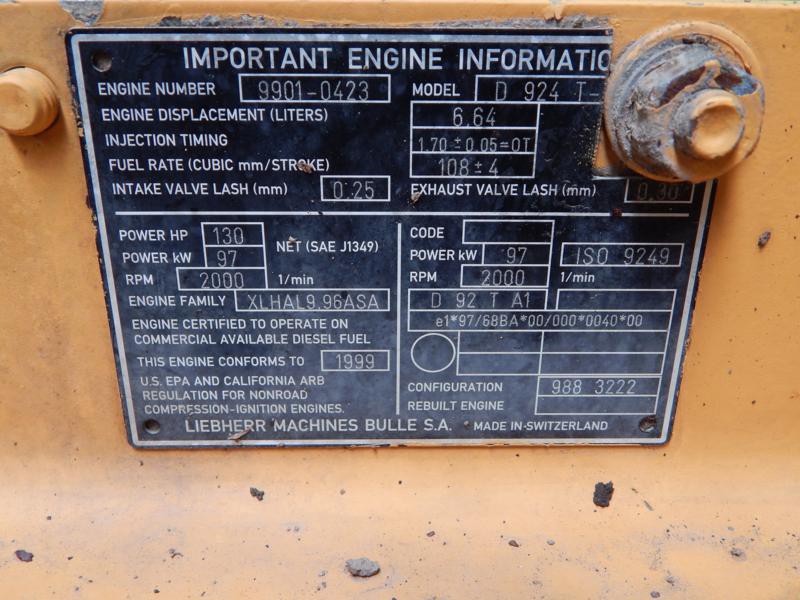 Engine LIEBHERR PR722 D924T